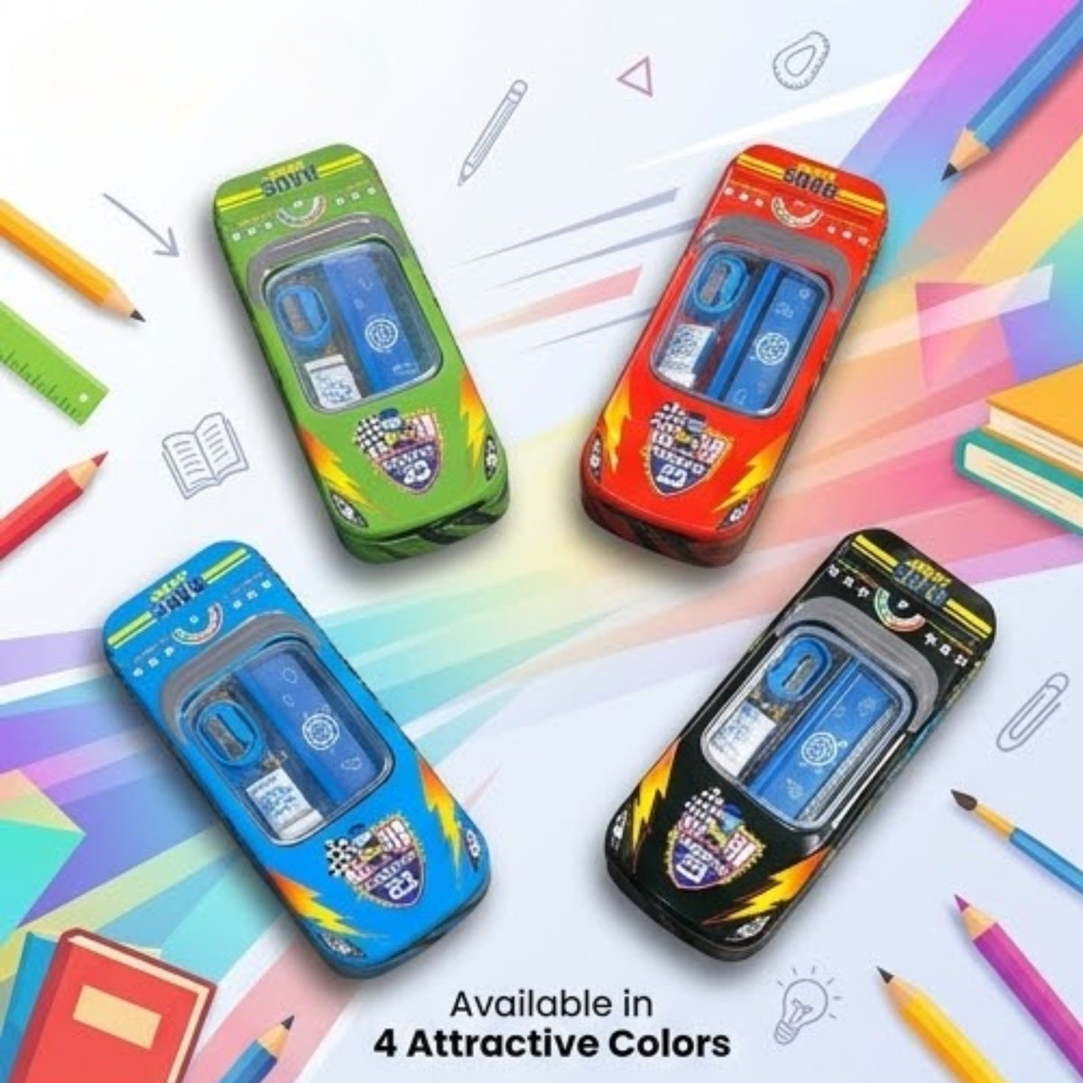 Zoom Racer 3D Pencil Box