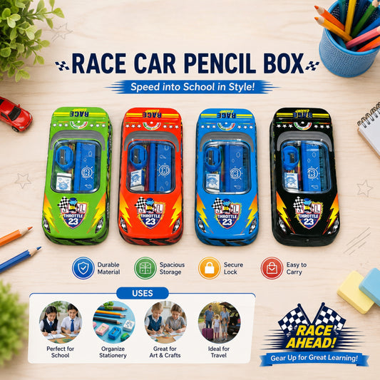 Zoom Racer 3D Pencil Box