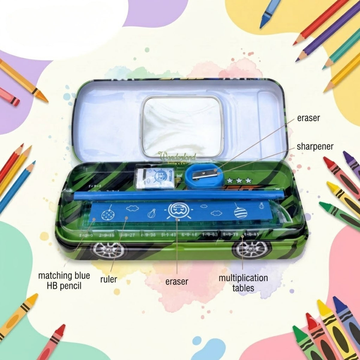 Zoom Racer 3D Pencil Box