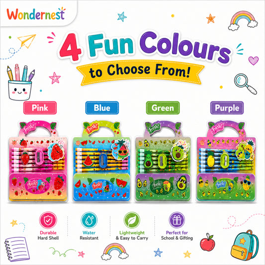 Fruity Friends Stationery Set