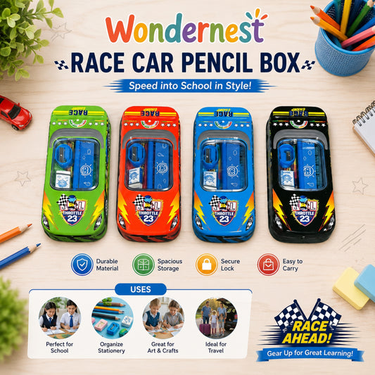 Zoom Racer 3D Pencil Box