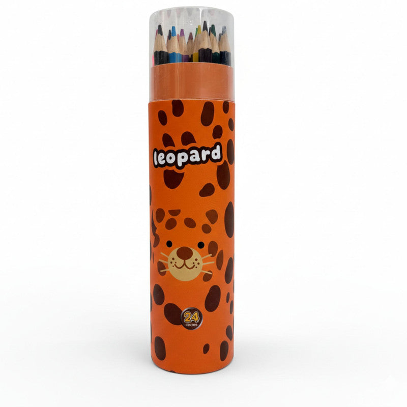 Rainbow Pencil Set 24 Colours - Leopard