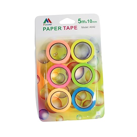 Neon Washi Tape Set - Design 5