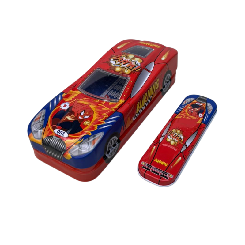 Speedy Racer Metal Pencil Box - Orange
