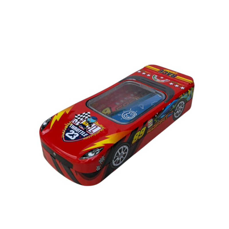 Zoom Racer 3D Pencil Box - Orange