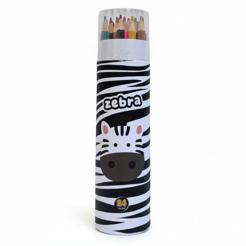 Rainbow Pencil Set 24 Colours - Zebra