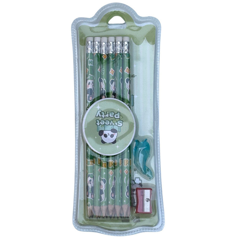 Doodle Pencil Set of 12 - Green
