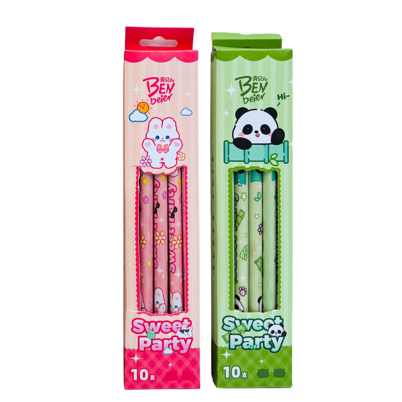 Mini HB Pencil Duo - Pink & Green